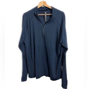 Lululemon Navy Men’s Half Zip Sweatshirt